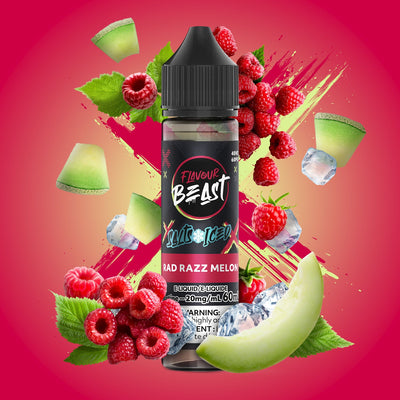 Flavour Beast Salts x Iced 30mL — Rad Razz Melon Iced