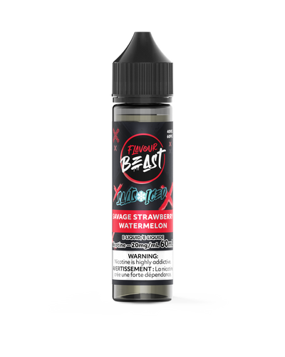 Flavour Beast Salts x Iced 60mL — Savage Strawberry Watermelon Iced