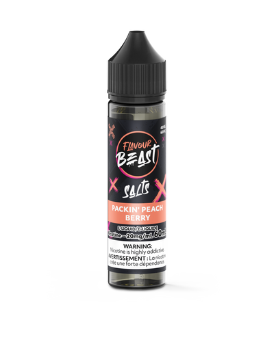 Flavour Beast Salts 60mL — Packin' Peach Berry
