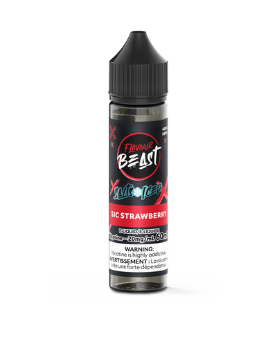 Flavour Beast Salts x Iced 60mL — Sic Strawberry Iced