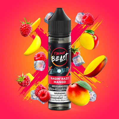 Flavour Beast Salts x Iced 30mL — Ragin' Razz Mango Iced