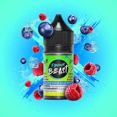 Flavour Beast Salts x Iced 30mL — Super Sour Blue Razz Iced
