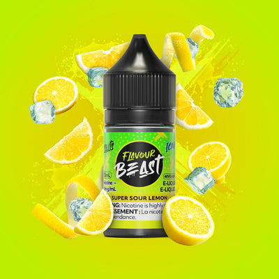 Flavour Beast Salts x Iced 30mL — Super Sour Lemon Iced
