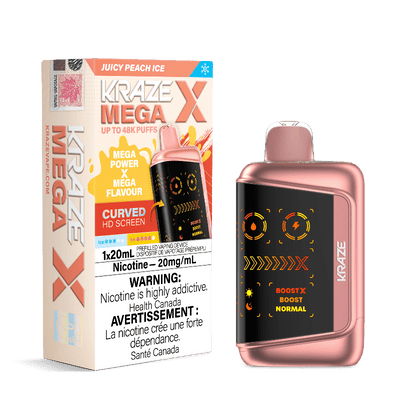 Kraze Mega X 48K — Juicy Peach Ice