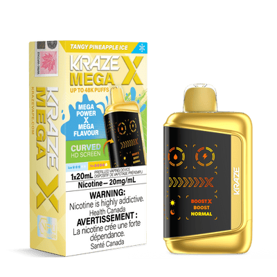 Kraze Mega X 48K — Tangy Pineapple Ice