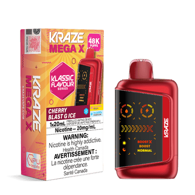 Kraze Mega X 48K — Cherry Blast G Ice