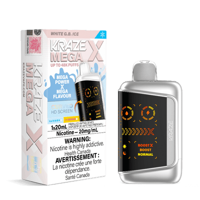 Kraze Mega X 48K — White B.G Ice