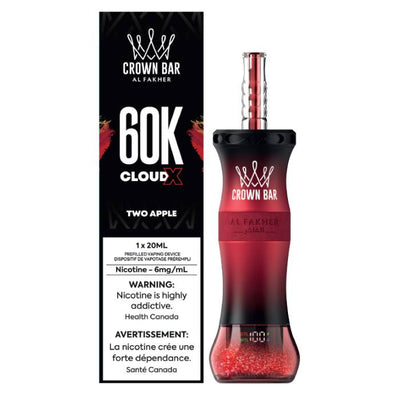 Crown Bar Cloud X 60K - Two Apple