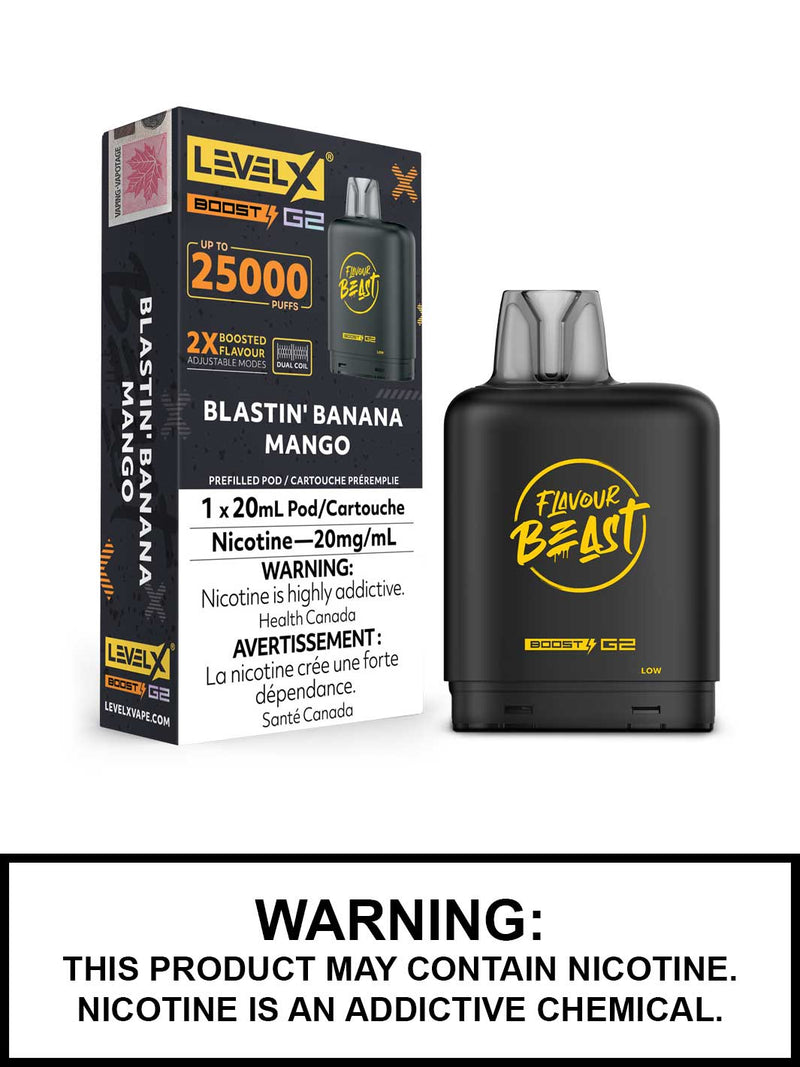 Level X Boost G2 Pod — Blastin Banana Mango