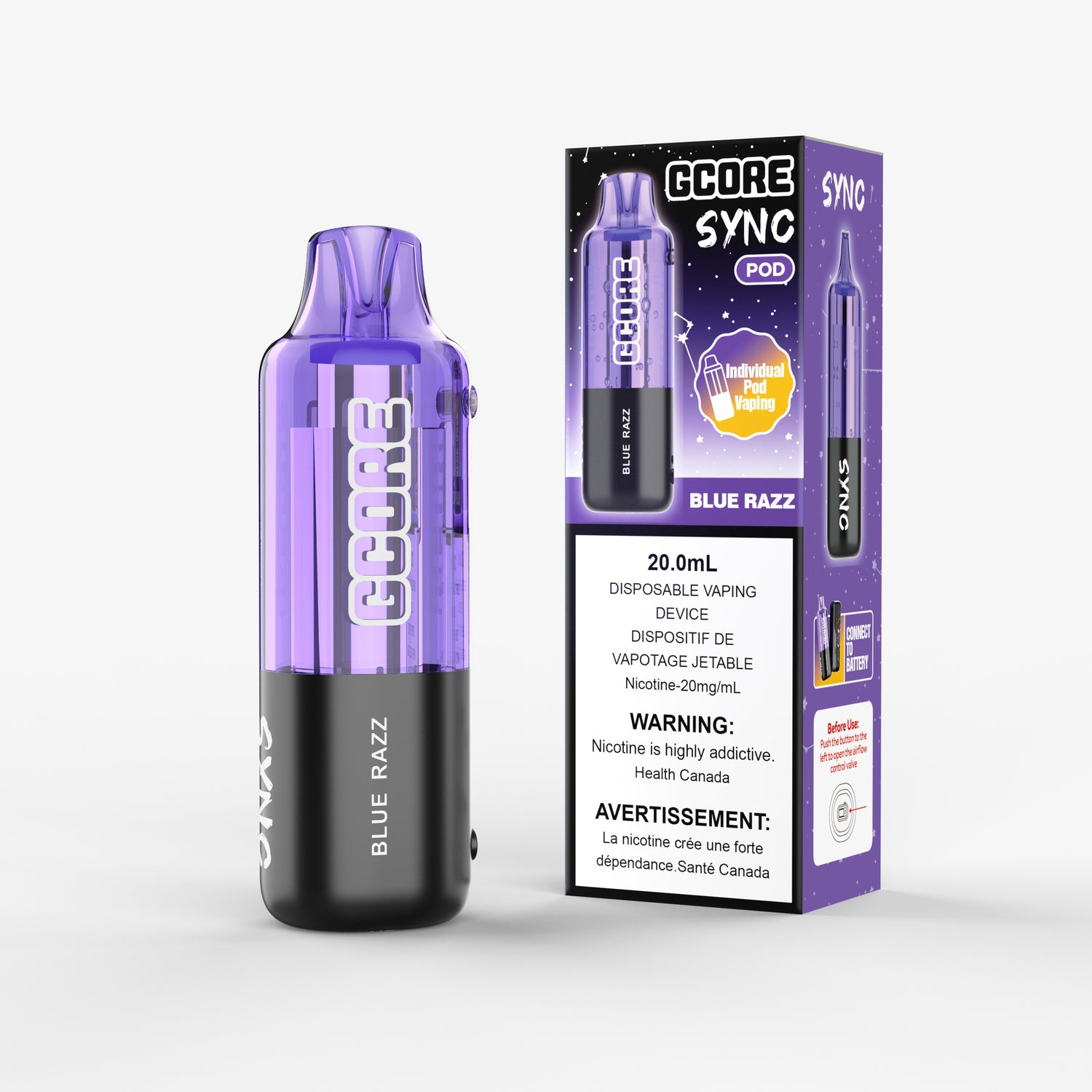 GCore Sync Pod Blue Razz