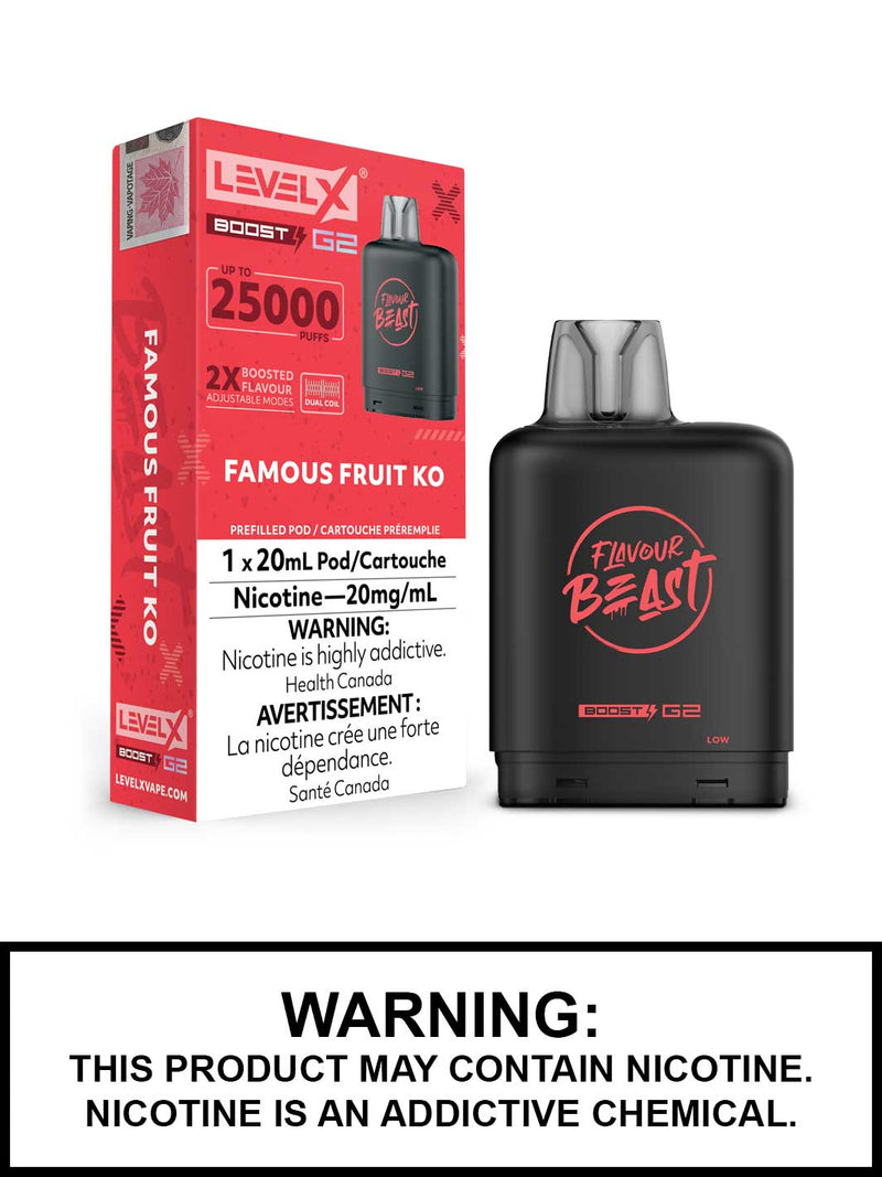 Level X Boost G2 Pod — Famous Fruit KO