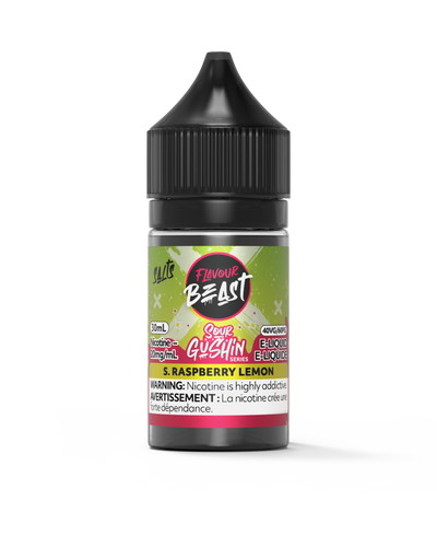 Flavour Beast Sour Gushin 30mL — Raspberry Lemon