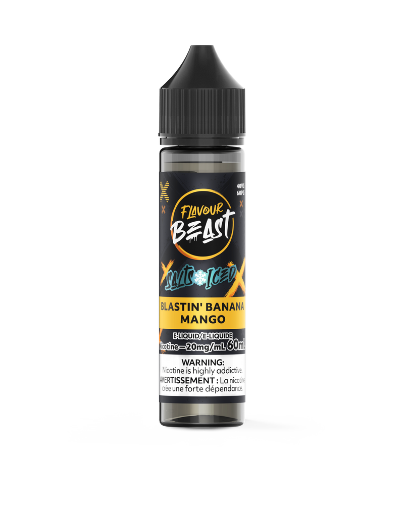 Flavour Beast Salts x Iced 60mL — Blastin' Banana Mango Iced
