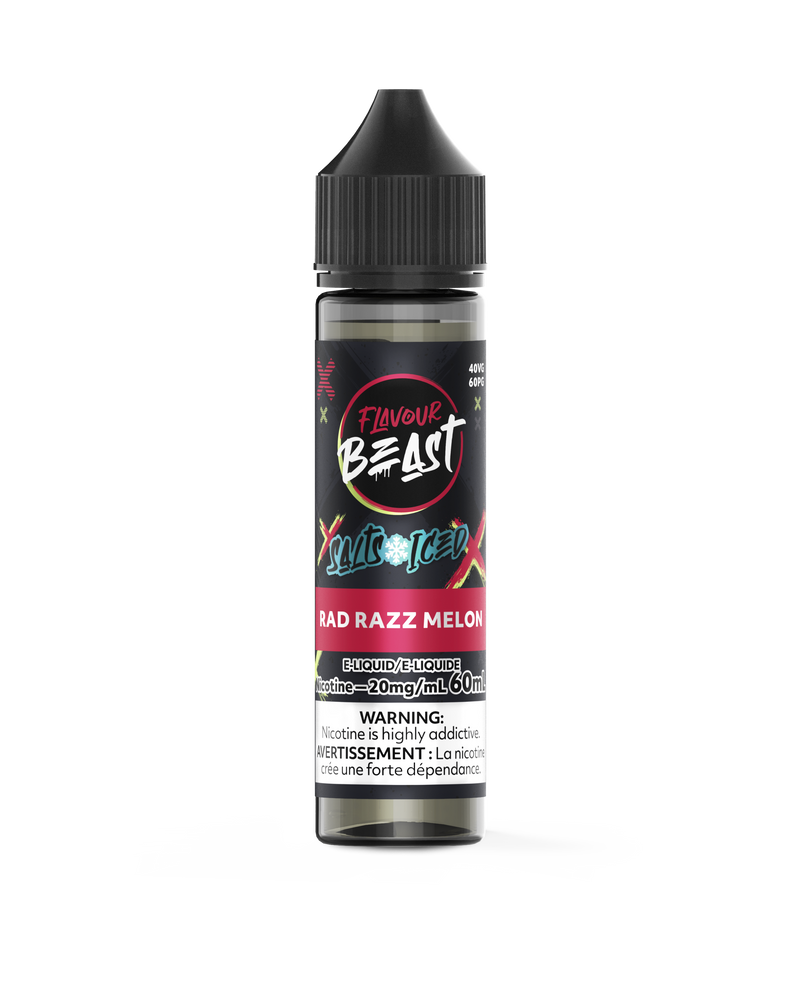 Flavour Beast Salts x Iced 60mL — Rad Razz Melon Iced