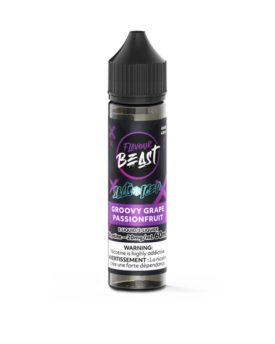 Flavour Beast Salts x Iced 60mL — Groovy Grape Passionfruit Iced