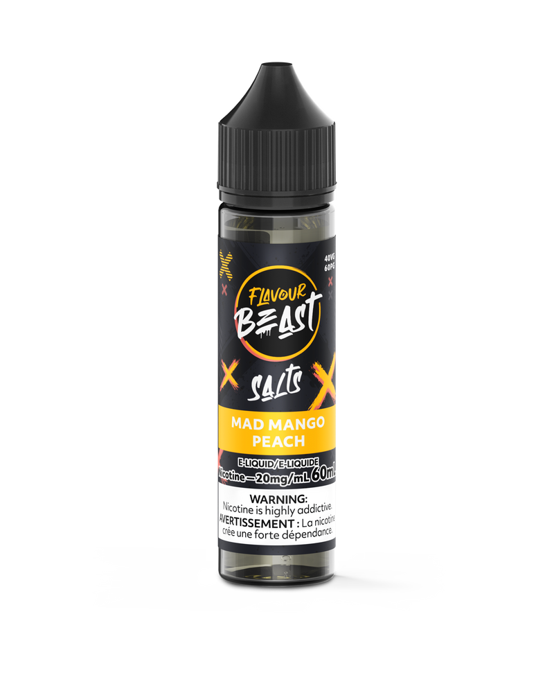 Flavour Beast Salts 60mL — Mad Mango Peach