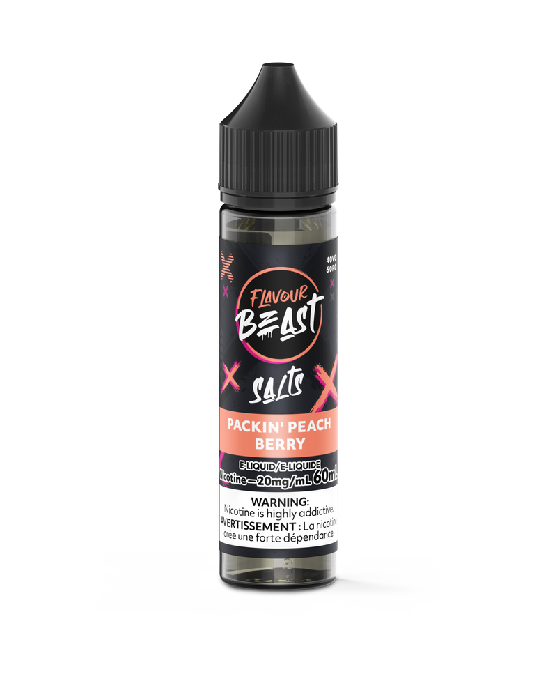 Flavour Beast Salts 60mL — Packin' Peach Berry