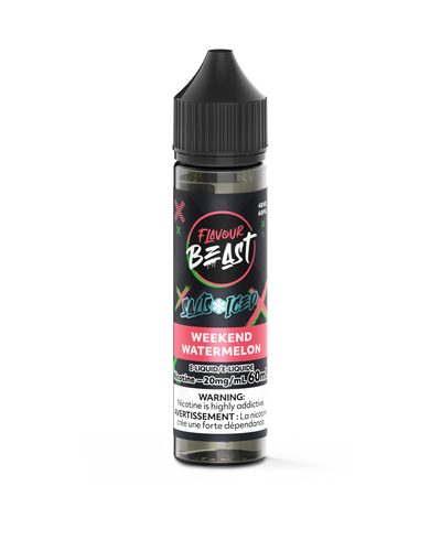 Flavour Beast Salts x Iced 60mL — Weekend Watermelon Iced