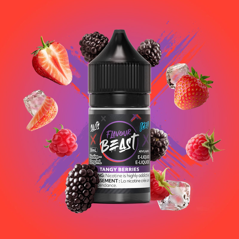 Flavour Beast Salts x Iced 30mL — Tangy Berries Iced