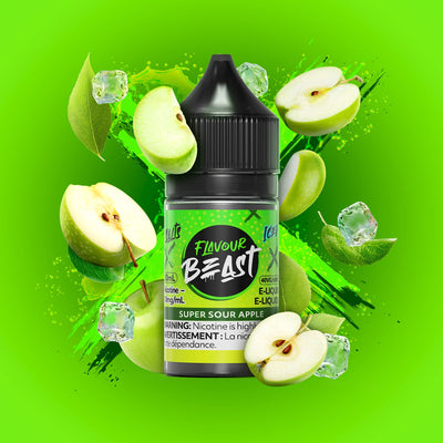 Flavour Beast Salts x Iced 30mL — Super Sour Apple Iced