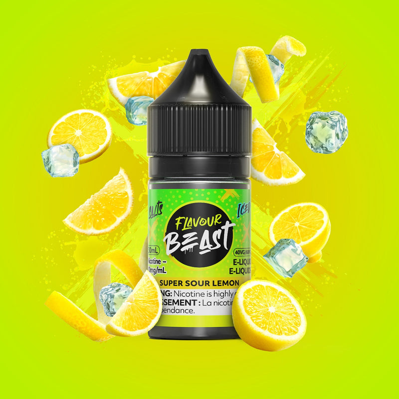 Flavour Beast Salts x Iced 30mL — Super Sour Lemon Iced