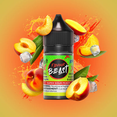 Flavour Beast Salts x Iced 30mL — Super Sour Peach Iced