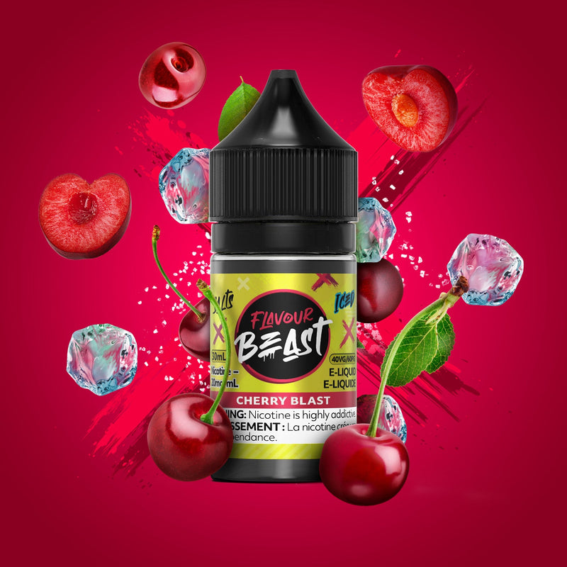 Flavour Beast Salts x Iced 30mL — Cherry Blast Iced