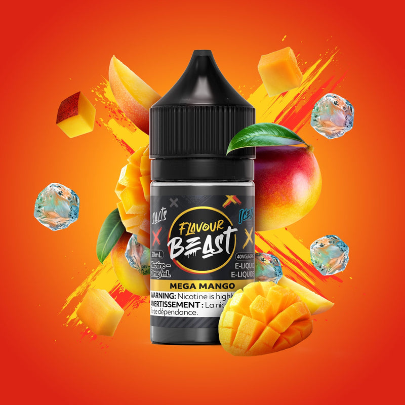 Flavour Beast Salts x Iced 30mL — Mega Mango Iced