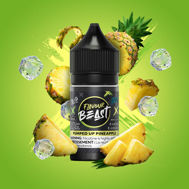 Flavour Beast Salts x Iced 30mL — Pumped Up Pineapple Iced