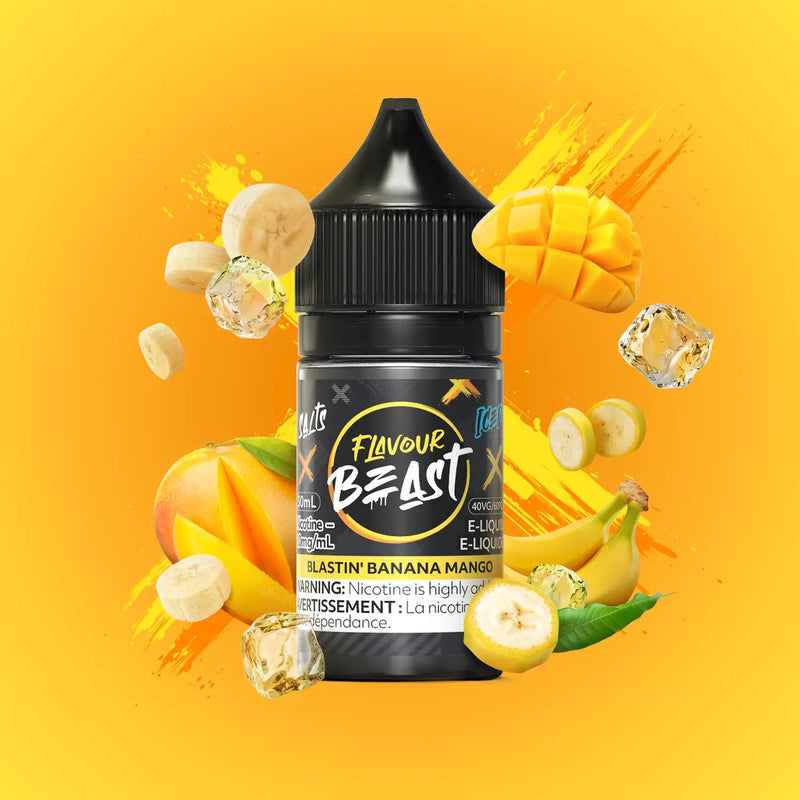 Flavour Beast Salts x Iced 30mL — Blastin' Banana Mango Iced