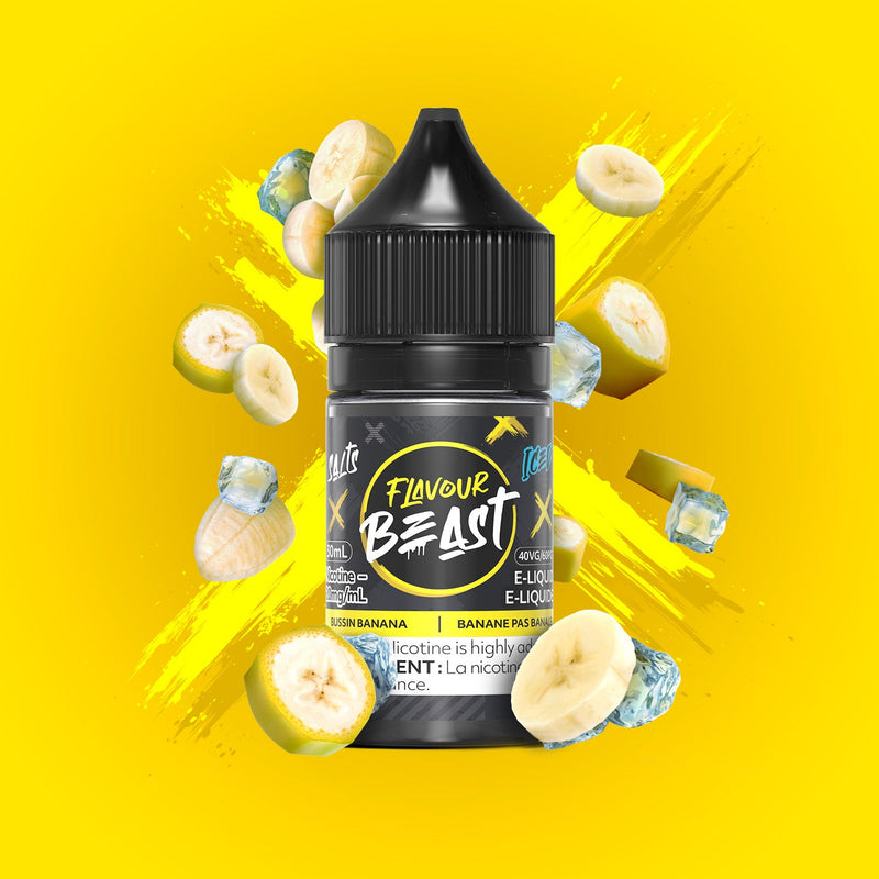 Flavour Beast Salts x Iced 30mL — Bussin' Banana Iced