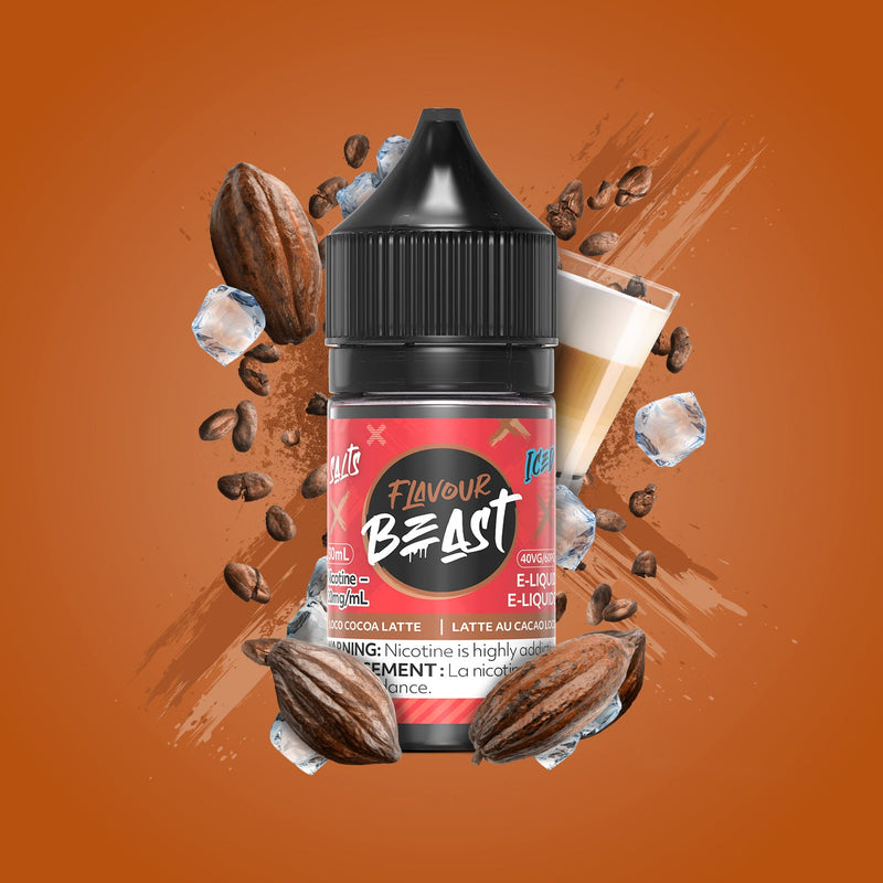 Flavour Beast Salts x Iced 30mL — Loco Cocoa Latte Iced