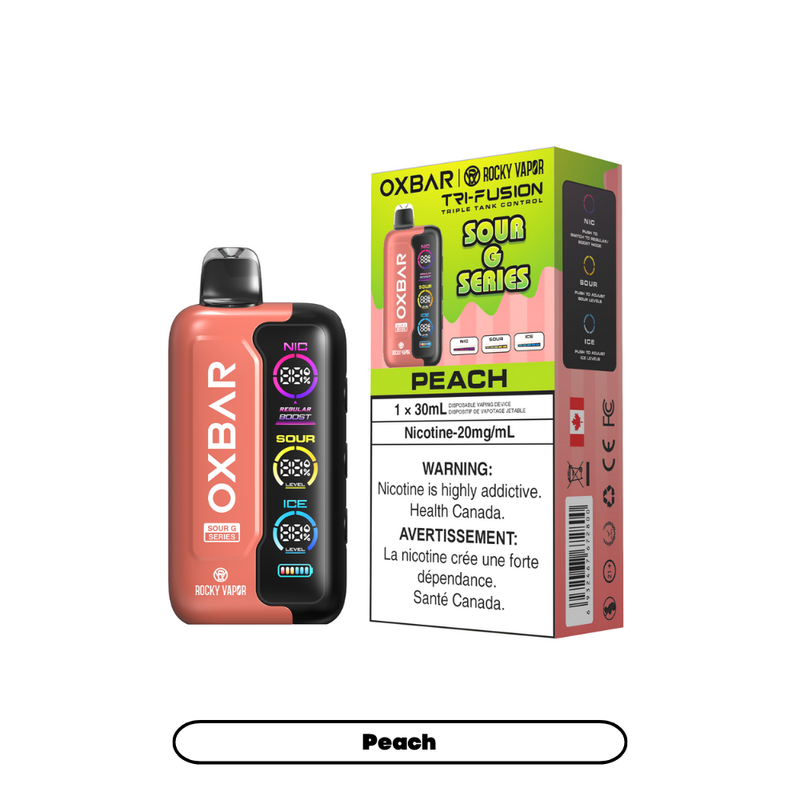 OXBAR 42K Tri Fusion — Sour G Series Peach