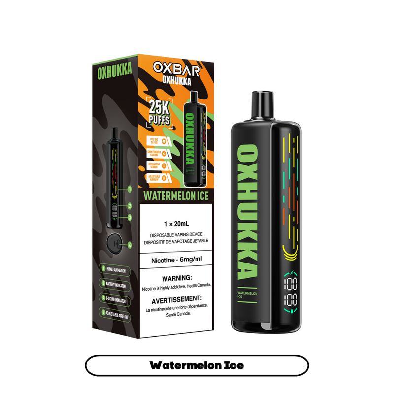 OXBAR Oxhukka 25K — Watermelon Ice