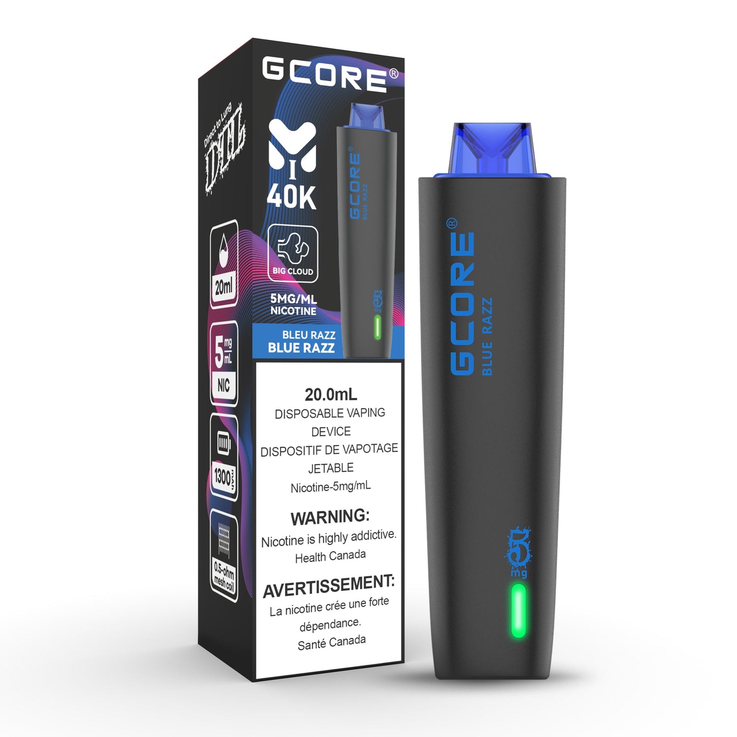 GCore 40K — Blue Razz