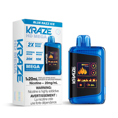 Kraze 20K — Blue Razz Ice