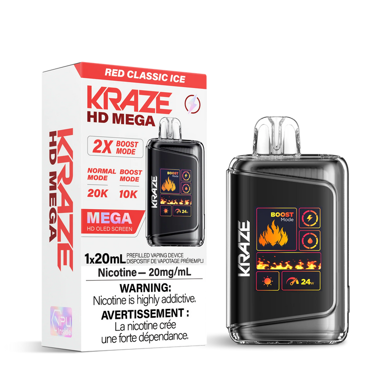 Kraze 20K — Red Classic Ice