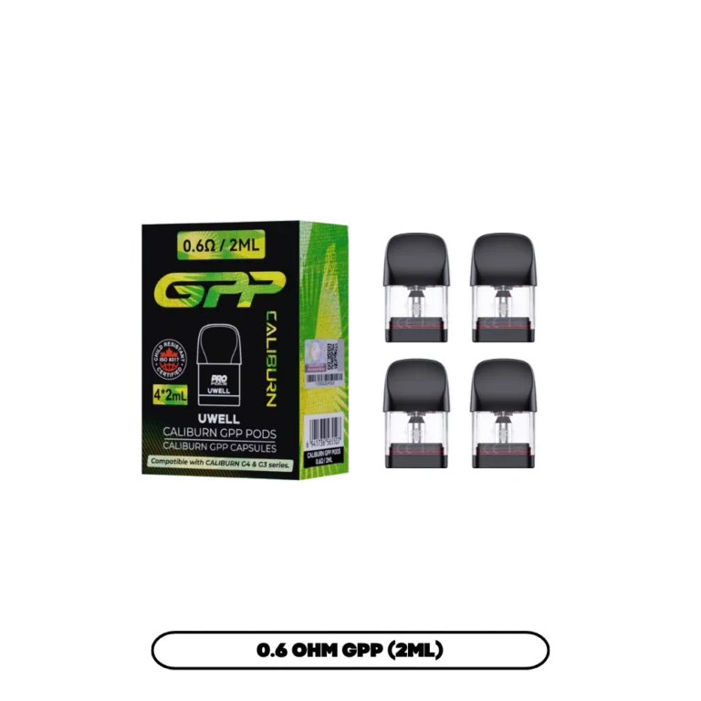 UWELL CALIBURN GPP 0.6 OHM REPLACEMENT POD 2ML (4 PACK) [CRC]