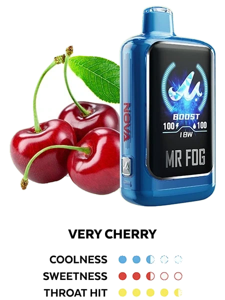Mr. Fog Nova 30K — Blue Razz Steezy Very Cherry