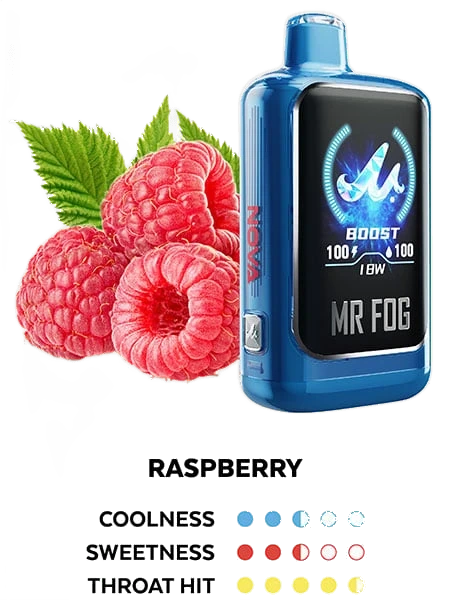 Mr. Fog Nova 30K — Blue Razz Steezy Raspberry