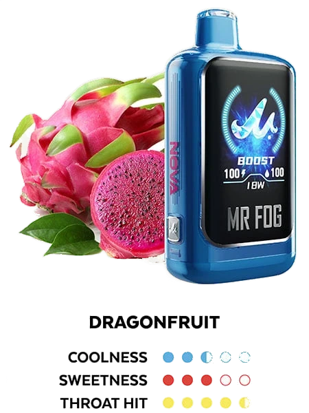 Mr. Fog Nova 30K — Blue Razz Steezy Dragonfruit