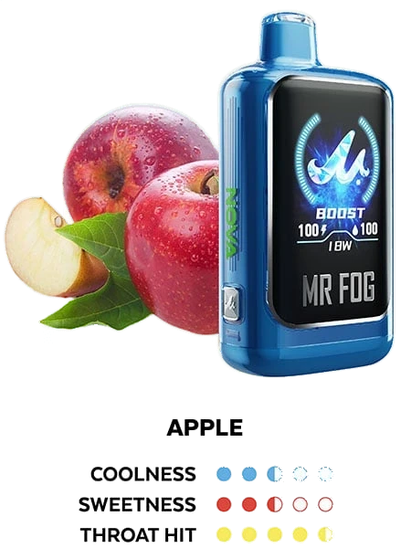 Mr. Fog Nova 30K — Blue Razz Steezy Apple