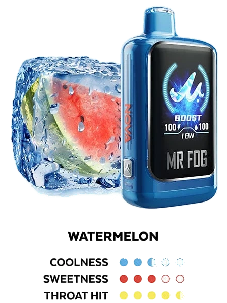 Mr. Fog Nova 30K — Blue Razz Steezy Watermelon