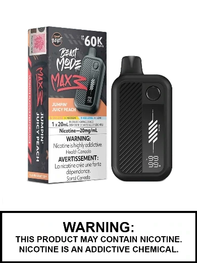 Flavour Beast Beast Mode Max 3 — Jumpin' Juicy Peach