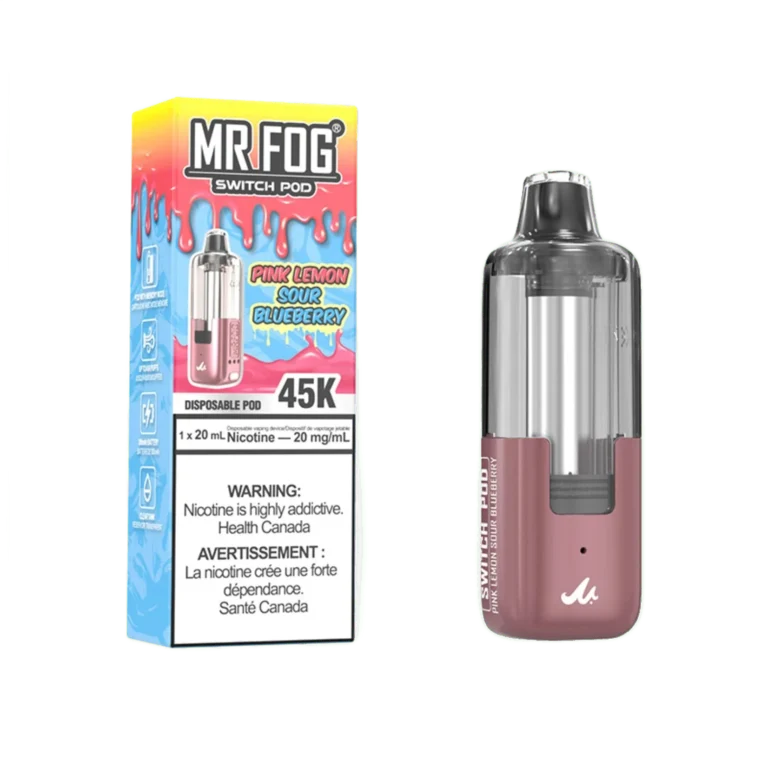 Mr. Fog Switch Pod — Pink Lemon Sour Blueberry
