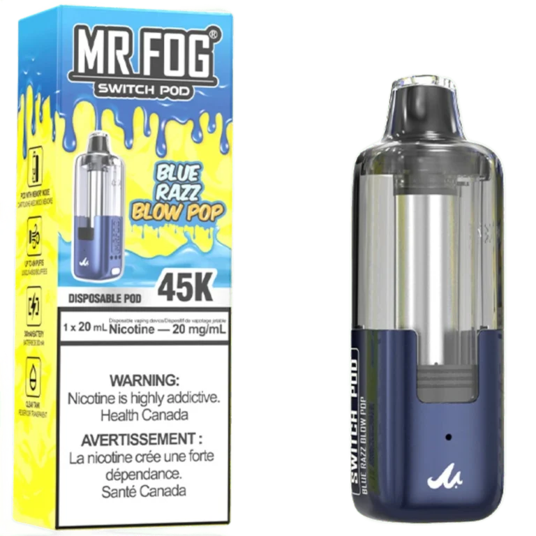 Mr. Fog Switch Pod — Blue Razz Blow Pop