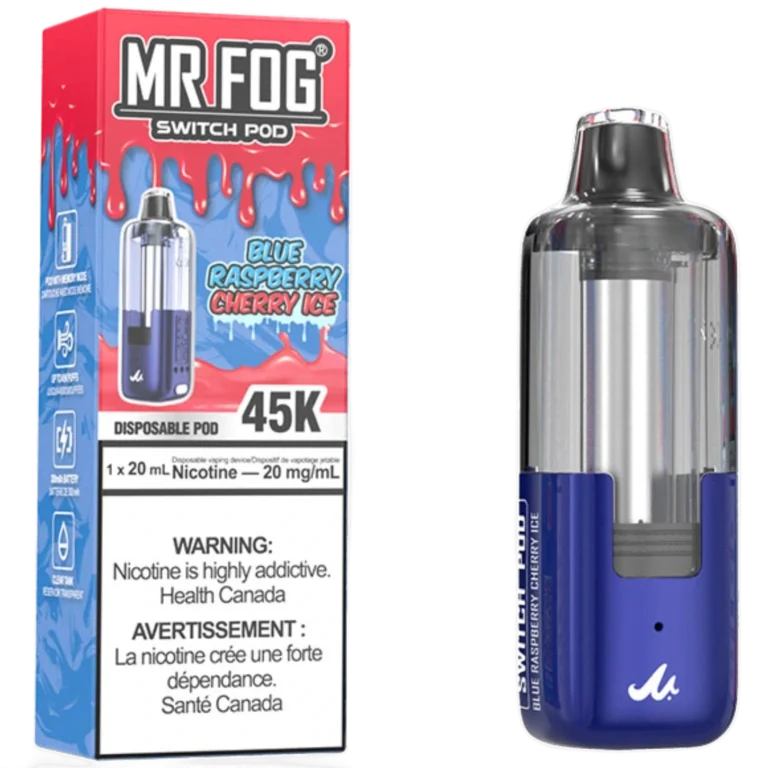 Mr. Fog Switch Pod — Blue Raspberry Cherry Ice