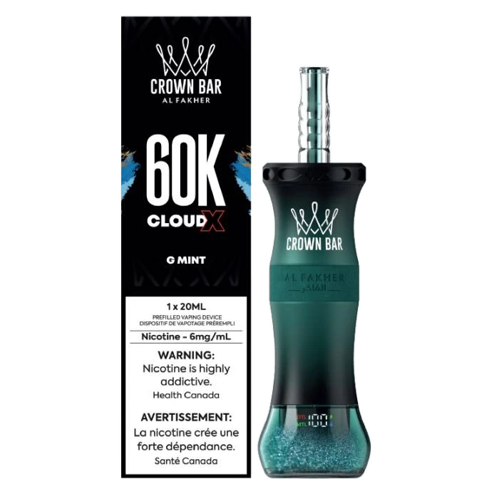 Crown Bar Cloud X 60K - G Mint