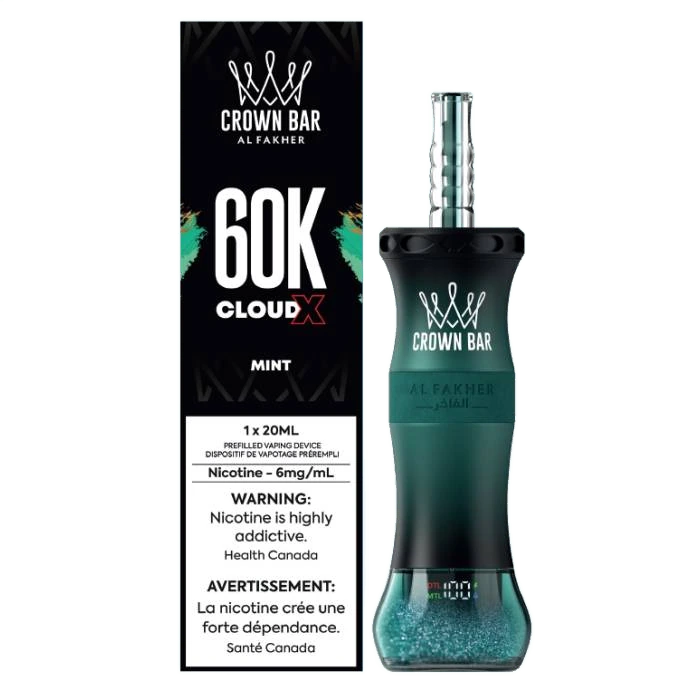 Crown Bar Cloud X 60K - Mint