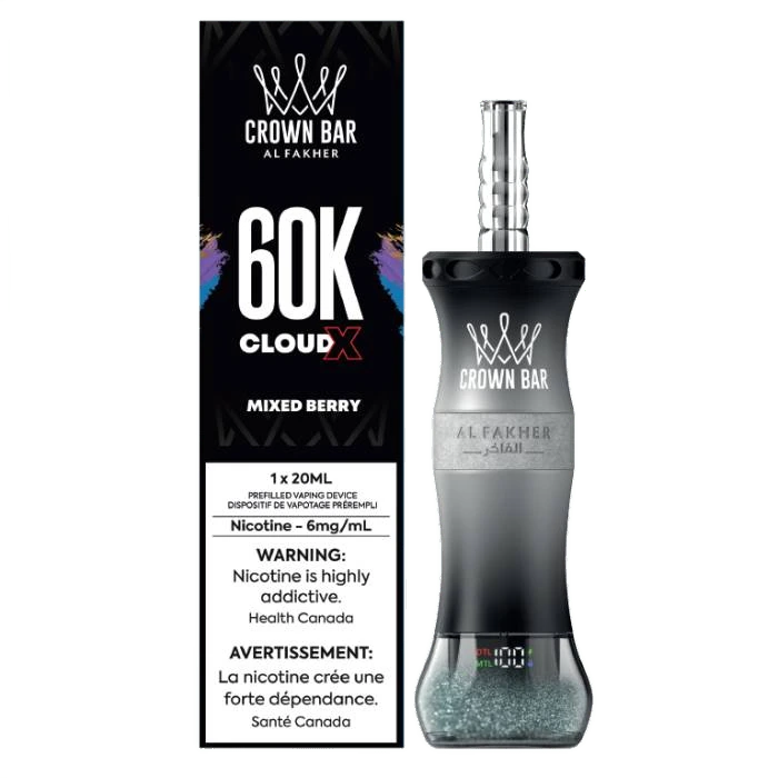 Crown Bar Cloud X 60K - Mixed Berry